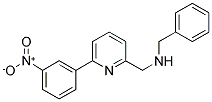 N-BENZYL(6-(3-NITROPHENYL)PYRIDIN-2-YL)METHANAMINE Struktur