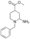 2-AMINO-1-BENZYL-PIPERIDINE-4-CARBOXYLIC ACID METHYL ESTER Struktur