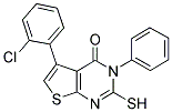 5-(2-CHLOROPHENYL)-2-MERCAPTO-3-PHENYLTHIENO[2,3-D]PYRIMIDIN-4(3H)-ONE Struktur