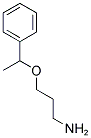 3-(1-PHENYLETHOXY)PROPAN-1-AMINE Struktur