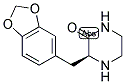 (S)-3-BENZO[1,3]DIOXOL-5-YLMETHYL-PIPERAZIN-2-ONE Struktur