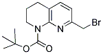 7-BROMOMETHYL-3,4-DIHYDRO-2H-[1,8]NAPHTHYRIDINE-1-CARBOXYLIC ACID TERT-BUTYL ESTER Struktur