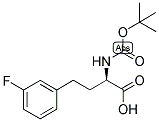 (R)-2-TERT-BUTOXYCARBONYLAMINO-4-(3-FLUORO-PHENYL)-BUTYRIC ACID Struktur