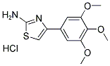 4-(3,4,5-TRIMETHOXYPHENYL)-1,3-THIAZOL-2-AMINE HYDROCHLORIDE Struktur