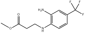 METHYL 3-[2-AMINO-4-(TRIFLUOROMETHYL)ANILINO]PROPANOATE Struktur