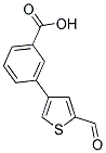 3-(5-FORMYL-3-THIENYL)BENZOIC ACID Struktur