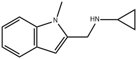 CYCLOPROPYL-(1-METHYL-1H-INDOL-2-YLMETHYL)-AMINE Struktur