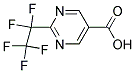 2-PENTAFLUOROETHYL-PYRIMIDINE-5-CARBOXYLIC ACID Struktur