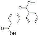 2'-(METHOXYCARBONYL)[1,1'-BIPHENYL]-3-CARBOXYLIC ACID Struktur