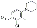 2-CHLORO-3-METHYL-4-PIPERIDIN-1-YL-BENZALDEHYDE Struktur