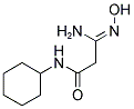 N-CYCLOHEXYL-2-(N-HYDROXYCARBAMIMIDOYL)-ACETAMIDE Struktur