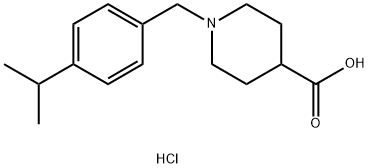 1-(4-ISOPROPYLBENZYL)PIPERIDINE-4-CARBOXYLIC ACID HYDROCHLORIDE price.