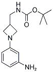 [1-(3-AMINO-PHENYL)-AZETIDIN-3-YLMETHYL]-CARBAMIC ACID TERT-BUTYL ESTER Struktur