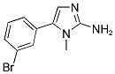 5-(3-BROMO-PHENYL)-1-METHYL-1H-IMIDAZOL-2-YLAMINE Struktur