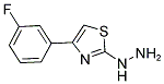 [4-(3-FLUORO-PHENYL)-THIAZOL-2-YL]-HYDRAZINE Struktur