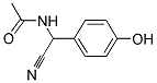 N-[CYANO(4-HYDROXYPHENYL)METHYL]ACETAMIDE Struktur