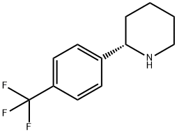 (S)-2-(4-(三氟甲基)苯基)哌啶, 1228570-26-0, 結(jié)構(gòu)式