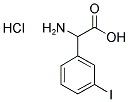 2-AMINO-2-(3-IODOPHENYL)ACETIC ACID HYDROCHLORIDE Struktur