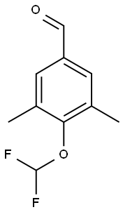 4-(DIFLUOROMETHOXY)-3,5-DIMETHYLBENZALDEHYDE Struktur