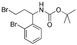 TERT-BUTYL 3-BROMO-1-(2-BROMOPHENYL)PROPYLCARBAMATE Struktur