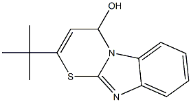 2-TERT-BUTYL-4H-[1,3]THIAZINO[3,2-A]BENZIMIDAZOL-4-OL Struktur