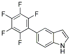 5-(2,3,4,5,6-PENTAFLUOROPHENYL)-1H-INDOLE Struktur