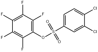 PENTAFLUOROPHENYL 3,4-DICHLORO-BENZENESULFONATE Struktur