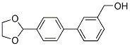 (4'-[1,3]DIOXOLAN-2-YL-BIPHENYL-3-YL)-METHANOL Struktur