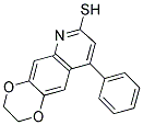 9-PHENYL-2,3-DIHYDRO[1,4]DIOXINO[2,3-G]QUINOLINE-7-THIOL Struktur