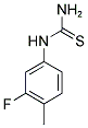 N-(3-FLUORO-4-METHYLPHENYL)THIOUREA Struktur