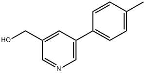 (5-P-TOLYLPYRIDIN-3-YL)METHANOL Struktur