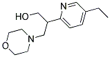 2-(5-ETHYL-PYRIDIN-2-YL)-3-MORPHOLIN-4-YL-PROPAN-1-OL Struktur