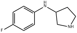 (4-FLUORO-PHENYL)-PYRROLIDIN-3-YL-AMINE Struktur