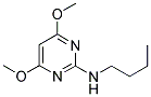 2-N-BUTYLAMINO-4,6-DIMETHOXYPYRIMIDINE Struktur