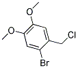 1-BROMO-2-(CHLOROMETHYL)-4,5-DIMETHOXYBENZENE Struktur