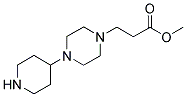 3-(4-PIPERIDIN-4-YL-PIPERAZIN-1-YL)-PROPIONIC ACID METHYL ESTER Struktur