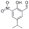 2-HYDROXY-5-ISOPROPYL-3-NITRO-BENZALDEHYDE Struktur