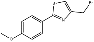 4-BROMOMETHYL-2-(4-METHOXY-PHENYL)-THIAZOLE Struktur