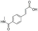 4-(N-METHYLCARBOXAMIDO)CINNAMIC ACID Struktur