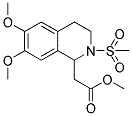 METHYL [6,7-DIMETHOXY-2-(METHYLSULFONYL)-1,2,3,4-TETRAHYDROISOQUINOLIN-1-YL]ACETATE Struktur