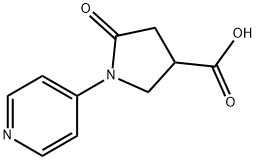 5-OXO-1-PYRIDIN-4-YLPYRROLIDINE-3-CARBOXYLIC ACID Struktur