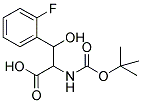 2-TERT-BUTOXYCARBONYLAMINO-3-(2-FLUORO-PHENYL)-3-HYDROXY-PROPIONIC ACID Struktur