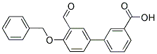 4'-(BENZYLOXY)-3'-FORMYL[1,1'-BIPHENYL]-3-CARBOXYLIC ACID Struktur