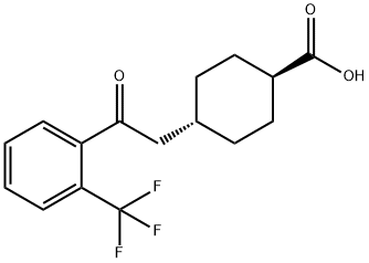 TRANS-4-[2-オキソ-2-(2-トリフルオロメチルフェニル)エチル]シクロヘキサン-1-カルボン酸 price.