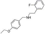 N-(4-ETHOXYBENZYL)-2-(2-FLUOROPHENYL)ETHANAMINE Struktur