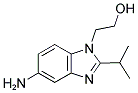 2-(5-AMINO-2-ISOPROPYL-BENZOIMIDAZOL-1-YL)-ETHANOL Struktur