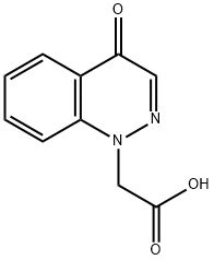 (4-OXOCINNOLIN-1(4H)-YL)ACETIC ACID Struktur