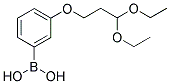 3-(3,3-DIETHOXYPROPOXY)PHENYLBORONIC ACID Struktur