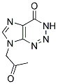 7-(2-OXOPROPYL)-3,7-DIHYDRO-4H-IMIDAZO[4,5-D][1,2,3]TRIAZIN-4-ONE Struktur