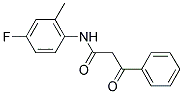 N-(4-FLUORO-2-METHYLPHENYL)-3-OXO-3-PHENYLPROPANAMIDE Struktur